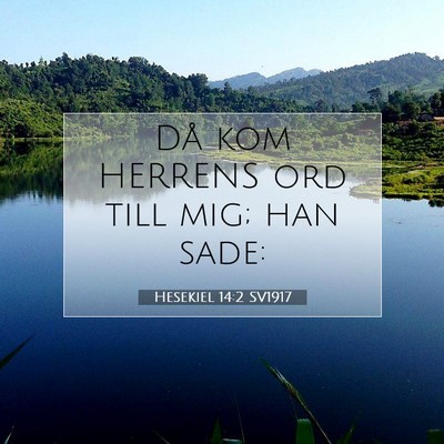 Hesekiel 14:2 Bibelvers Förklarad