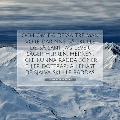 Hesekiel 14:18 Bibelvers Förklarad