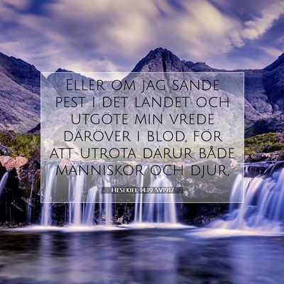 Hesekiel 14:19 Bibelvers Förklarad