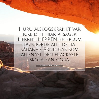 Hesekiel 16:30 Bibelvers Förklarad