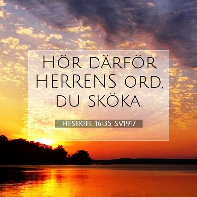 Hesekiel 16:35 Bibelvers Förklarad