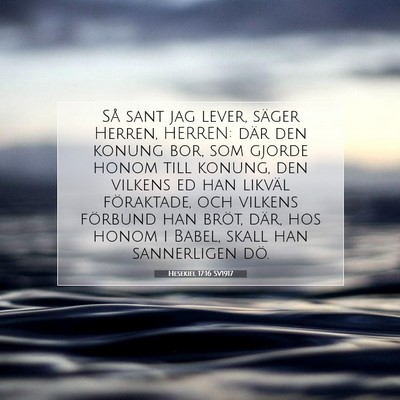 Hesekiel 17:16 Bibelvers Förklarad