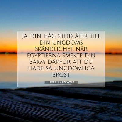 Hesekiel 23:21 Bibelvers Förklarad