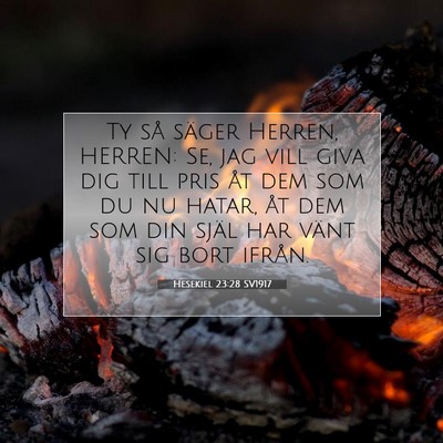 Hesekiel 23:28 Bibelvers Förklarad