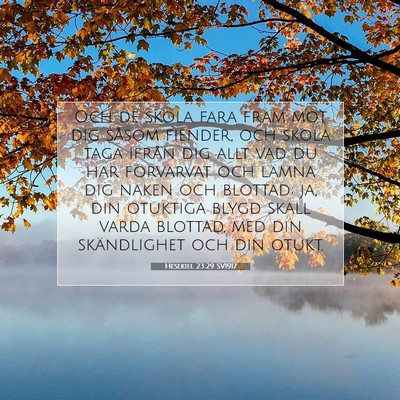 Hesekiel 23:29 SV1917 Bild av bibelvers