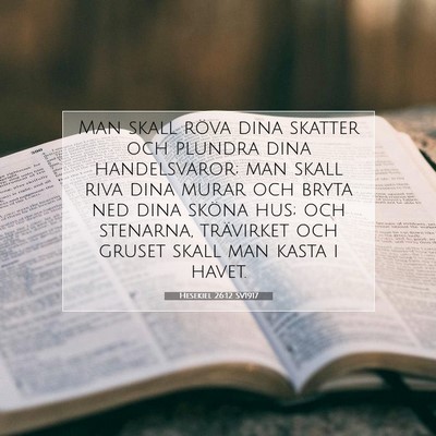 Hesekiel 26:12 Bibelvers Förklarad