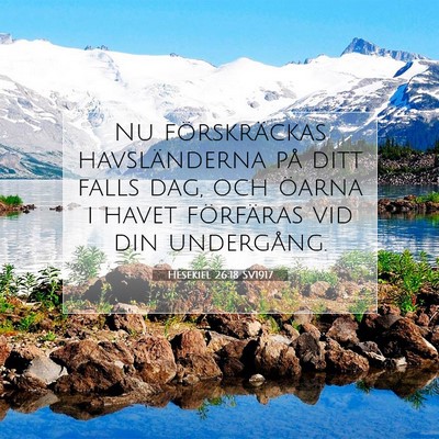 Hesekiel 26:18 Bibelvers Förklarad