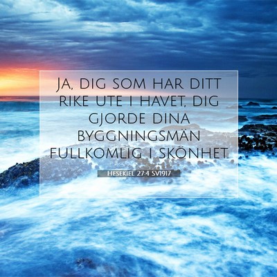 Hesekiel 27:4 Bibelvers Förklarad