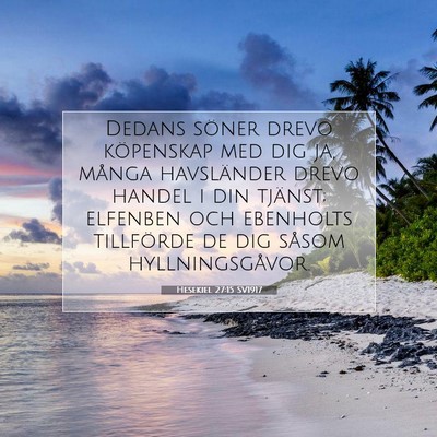 Hesekiel 27:15 Bibelvers Förklarad