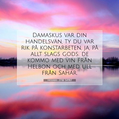 Hesekiel 27:18 Bibelvers Förklarad