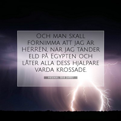 Hesekiel 30:8 Bibelvers Förklarad