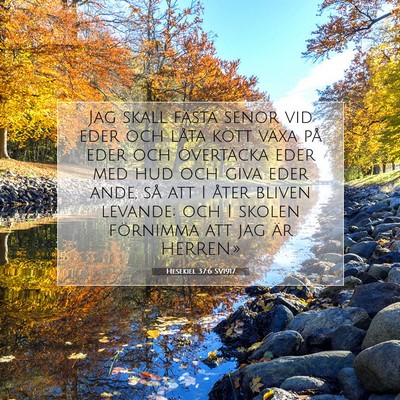 Hesekiel 37:6 Bibelvers Förklarad