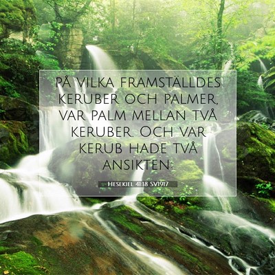 Hesekiel 41:18 Bibelvers Förklarad