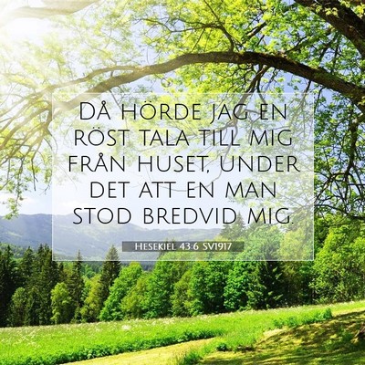 Hesekiel 43:6 Bibelvers Förklarad