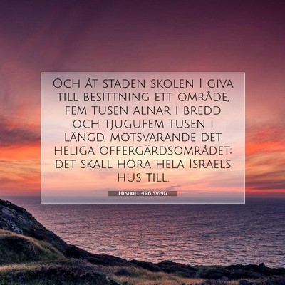 Hesekiel 45:6 Bibelvers Förklarad