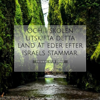 Hesekiel 47:21 Bibelvers Förklarad