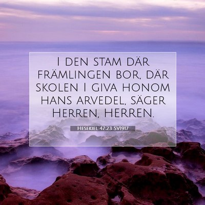 Hesekiel 47:23 Bibelvers Förklarad