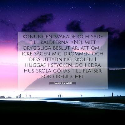 Daniel 2:5 SV1917 Bild av bibelvers