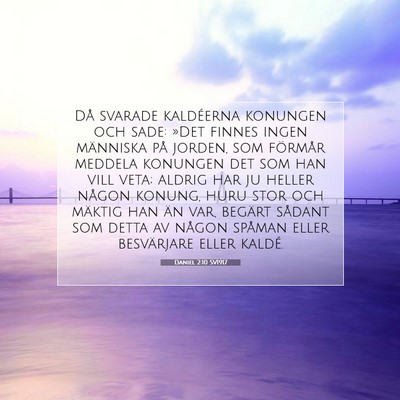 Daniel 2:10 SV1917 Bild av bibelvers