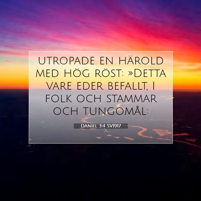 Daniel 3:4 SV1917 Bild av bibelvers