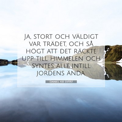 Daniel 4:8 SV1917 Bild av bibelvers