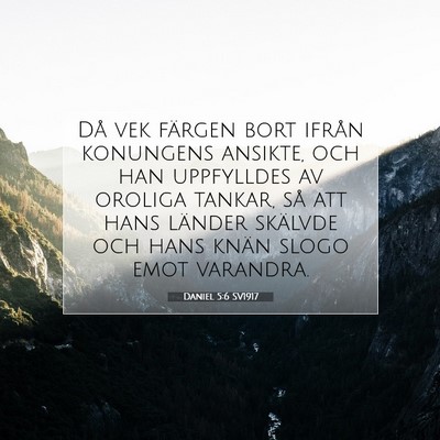 Daniel 5:6 SV1917 Bild av bibelvers