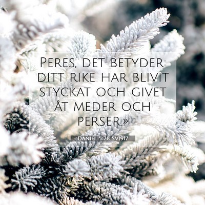 Daniel 5:28 Bibelvers Förklarad
