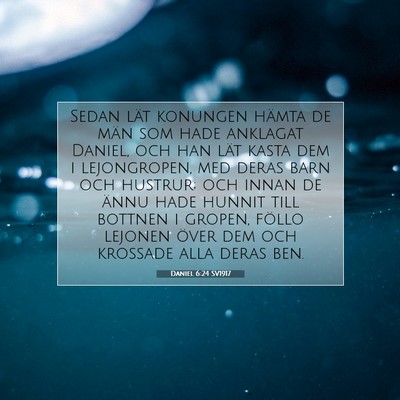 Daniel 6:24 Bibelvers Förklarad