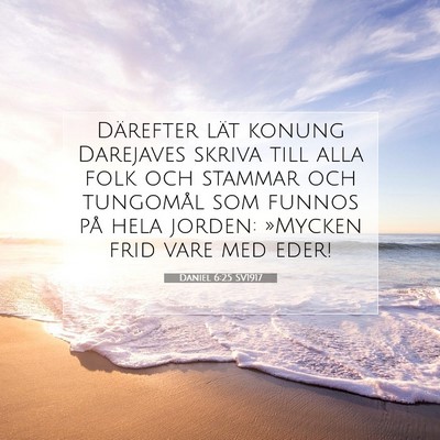 Daniel 6:25 SV1917 Bild av bibelvers