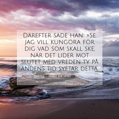 Daniel 8:19 Bibelvers Förklarad