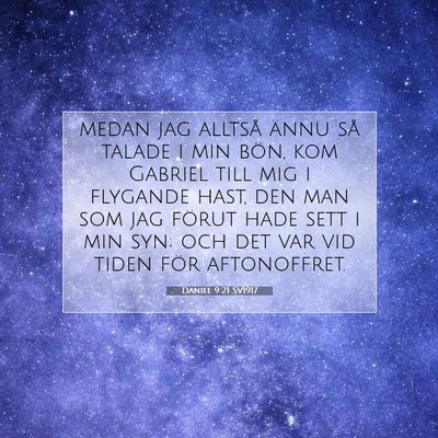 Daniel 9:21 SV1917 Bild av bibelvers