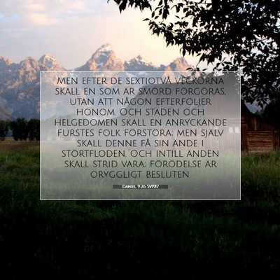 Daniel 9:26 SV1917 Bild av bibelvers