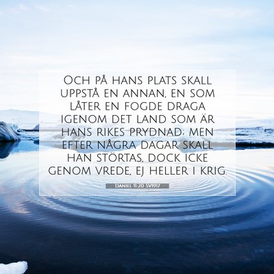 Daniel 11:20 Bibelvers Förklarad