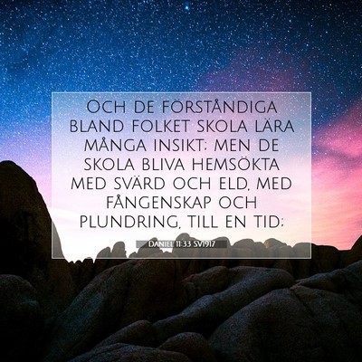 Daniel 11:33 Bibelvers Förklarad