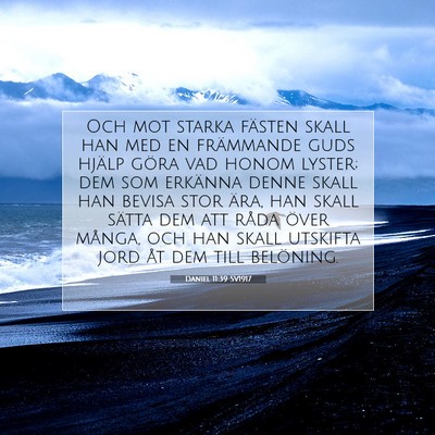 Daniel 11:39 Bibelvers Förklarad