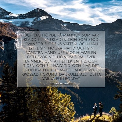 Daniel 12:7 SV1917 Bild av bibelvers