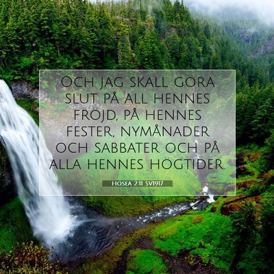 Hosea 2:11 Bibelvers Förklarad