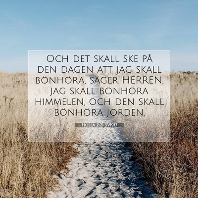 Hosea 2:21 SV1917 Bild av bibelvers