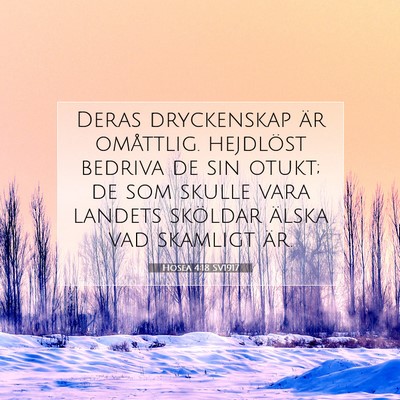 Hosea 4:18 SV1917 Bild av bibelvers