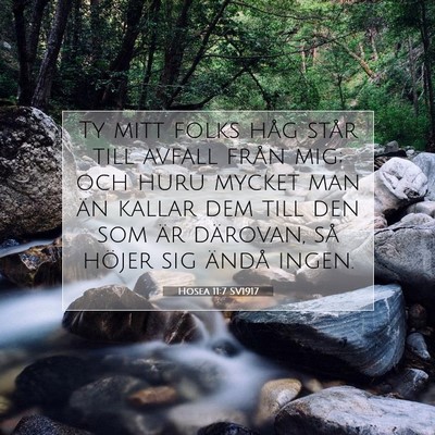 Hosea 11:7 Bibelvers Förklarad