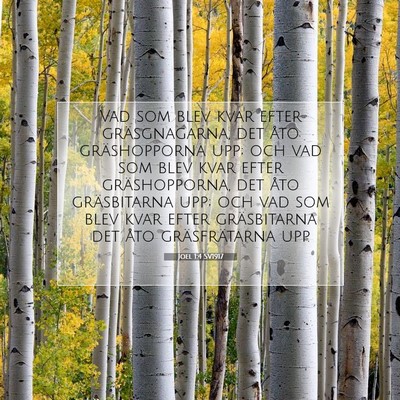 Joel 1:4 SV1917 Bild av bibelvers