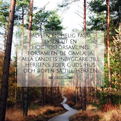 Joel 1:14 SV1917 Bild av bibelvers