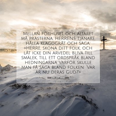 Joel 2:17 SV1917 Bild av bibelvers