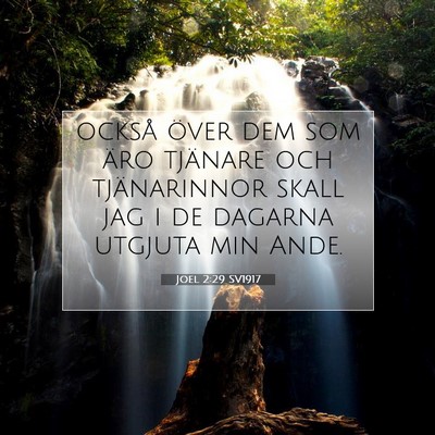 Joel 2:29 Bibelvers Förklarad