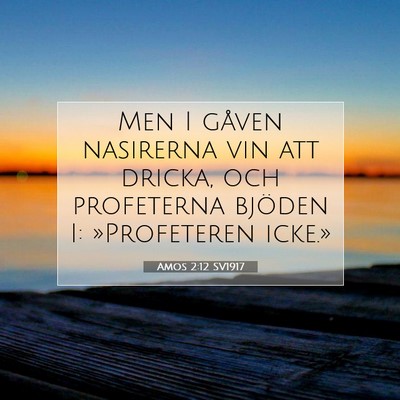 Amos 2:12 SV1917 Bild av bibelvers