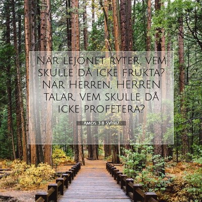 Amos 3:8 SV1917 Bild av bibelvers