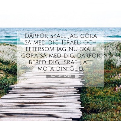Amos 4:12 SV1917 Bild av bibelvers