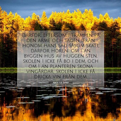 Amos 5:11 SV1917 Bild av bibelvers