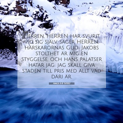 Amos 6:8 SV1917 Bild av bibelvers