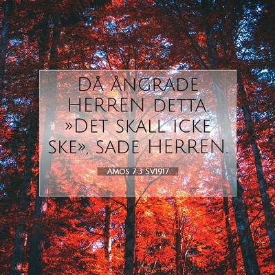 Amos 7:3 SV1917 Bild av bibelvers